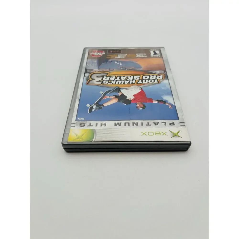 Tony Hawk's Pro Skater 3 Xbox Platinum Hits CIB With Reg Card Skate Tested Works